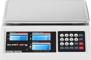 Steinberg Waga sklepowa handlowa licząca LCD RS232 6000 g / 0.1 g Waga sklepowa handlowa licząca LCD RS232 6000 g / 0.1 g 6