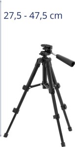 Steinberg Statyw tripod do lasera krzyżowego aparatu 27.5-47.5 cm gwint 1/4'' Statyw tripod do lasera krzyżowego aparatu 27.5-47.5 cm gwint 1/4'' 4