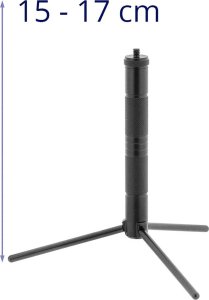 Steinberg Mini statyw ze szpikulcem do lasera krzyżowego aparatu 15-17 cm gwint 1/4'' Mini statyw ze szpikulcem do lasera krzyżowego aparatu 15-17 cm gwint 1/4'' 4