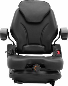 Hillvert Siedzenie fotel regulowany z podłokietnikami i pasem do ciągnika siedzisko 46x46cm Siedzenie fotel regulowany z podłokietnikami i pasem do ciągnika siedzisko 46x46cm 7