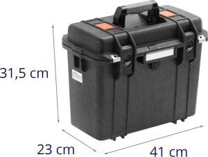 Steinberg Walizka transportowa skrzynka ochronna z gąbką wodoodporna 35x15x29cm 15L Walizka transportowa skrzynka ochronna z gąbką wodoodporna 35x15x29cm 15L 7