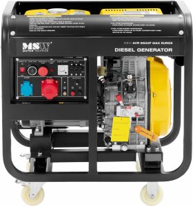 Agregat MSW Agregat generator prądotwórczy diesel mobilny 240/400 V 8500 W 10 kVA 30 l Agregat generator prądotwórczy diesel mobilny 240/400 V 8500 W 10 kVA 30 l 8