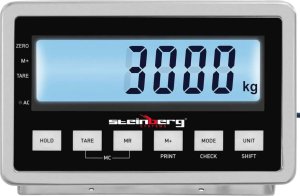 Steinberg Waga platformowa magazynowa LCD 120 x 120 cm 3000 kg / 1 kg Waga platformowa magazynowa LCD 120 x 120 cm 3000 kg / 1 kg 3
