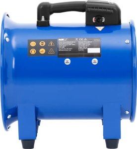 MSW Wentylator dmuchawa przemysłowa budowlana z wężem 10 m 2700 m3/h śr. 280 mm Wentylator dmuchawa przemysłowa budowlana z wężem 10 m 2700 m3/h śr. 280 mm 5