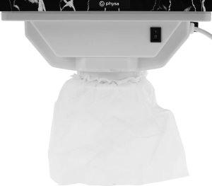 Biurko Physa Biurko stolik do manicure kosmetyczny z pochłaniaczem pyłu składany na kółkach 90 x 43 x 73 cm czarny Biurko stolik do manicure kosmetyczny z pochłaniaczem pyłu składany na kółkach 90 x 43 x 73 cm czarny 5