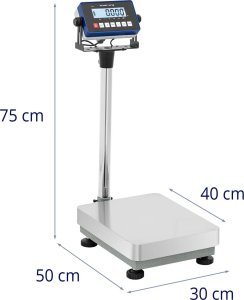 Steinberg Waga platformowa magazynowa 30 x 40 cm 30 kg / 0.001 kg Waga platformowa magazynowa 30 x 40 cm 30 kg / 0.001 kg 6