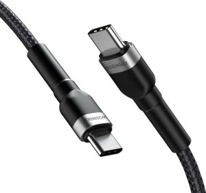 Kabel USB Wozinsky USB-C - USB-C 2 m Czarny (5907769308741) 2