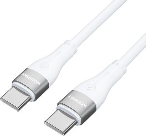 Kabel USB Wozinsky USB-C - USB-C 1 m Biały (5907769308796) 2