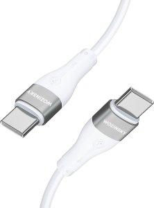 Kabel USB Wozinsky USB-C - USB-C 1 m Biały (5907769308796) 3