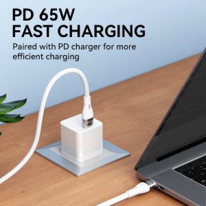 Kabel USB Wozinsky USB-C - USB-C 2 m Biały (5907769308802) 9