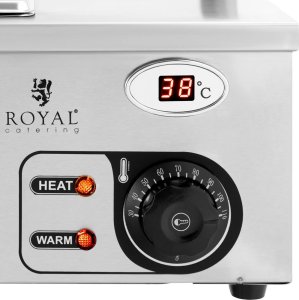 Royal Catering Bemar podgrzewacz do potraw bufet grzewczy z osłoną 3 x GN 1/2 2000 W Bemar podgrzewacz do potraw bufet grzewczy z osłoną 3 x GN 1/2 2000 W 3