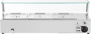 Royal Catering Bemar podgrzewacz do potraw bufet grzewczy z osłoną 3 x GN 1/2 2000 W Bemar podgrzewacz do potraw bufet grzewczy z osłoną 3 x GN 1/2 2000 W 6
