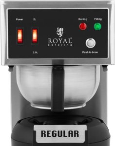 Royal Catering Ekspres do kawy przelewowy z pojemnikiem termicznym z kranem 2.5 l 1900 W Ekspres do kawy przelewowy z pojemnikiem termicznym z kranem 2.5 l 1900 W 3
