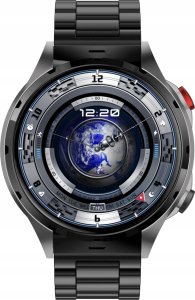 Smartwatch Wenom Smartwatch Męski Zegarek AMOLED Czarny Tętno Ciśnienie Smart Watch Sport 2