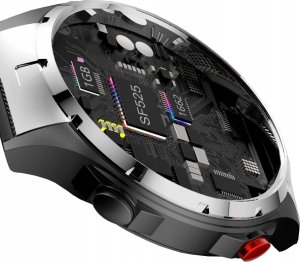 Smartwatch Wenom Smartwatch Męski Zegarek AMOLED Czarny Tętno Ciśnienie Smart Watch Sport 7