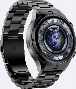 Smartwatch Wenom Smartwatch Męski Zegarek AMOLED Czarny Tętno Ciśnienie Smart Watch Sport 8