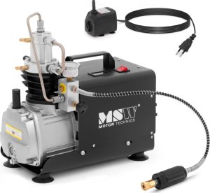 Sprężarka MSW Kompresor sprężonego powietrza z chłodzeniem wodą PCP 300 bar 230 V 1800 W Kompresor sprężonego powietrza z chłodzeniem wodą PCP 300 bar 230 V 1800 W 1