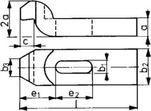 AMF Lapa dociskowa DIN6316 14x125mm AMF 2