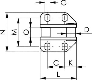 AMF Zaczep 6847G, wielkosc 1 AMF 3