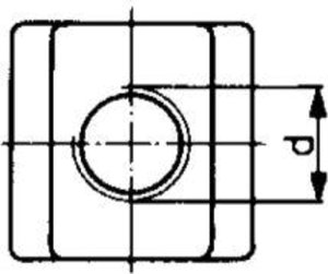 AMF Nakrętka teowa DIN508 M18x20mm AMF 3