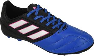 Adidas Buty piłkarskie ACE 17.4 FxG Jr Czarno-niebieskie r. 36 (BB5592) 1