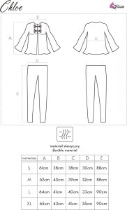 LivCo Corsetti Chloe LC 90038 peniuar i spodnie (kolor niebieski, rozmiar L) 3