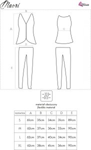 LivCo Corsetti Maori LC 90099 piżama (kolor brązowy, rozmiar L) 3