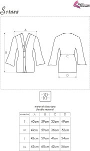 LivCo Corsetti Sorana LC 90026 szlafrok (kolor różowy, rozmiar XL) 3