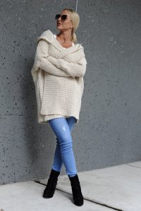 Merribel Dalena Beige sweter (kolor beżowy, rozmiar one size) 7