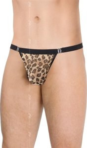 Soft Line Collection Mens Thong 4528 panterka duże cętki (kolor panterka, rozmiar OneSize) 1