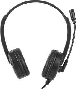 Słuchawki HP HP DHE-8009 słuchawki z mikrofonem, regulacja głośności, czarna, klasyczna typ 3,5mm jack 2