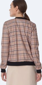 Nife Bomberka w beżową kratę - BL01 (kolor krata/beż, rozmiar 44) 2
