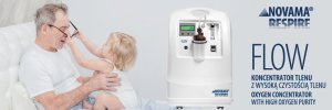 Novama Koncentrator tlenu NOVAMA Respire Flow Aparat do tlenoterapi z wysoką czystością tlenu do 96% 8
