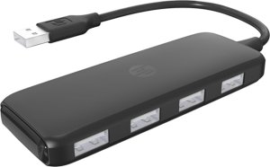 HUB USB HP USB (2.0) hub 4-port, DHC-CT110C, czarny, Hewlett-Packard 1