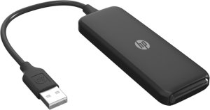 HUB USB HP USB (2.0) hub 4-port, DHC-CT110C, czarny, Hewlett-Packard 4