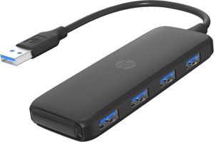 HUB USB HP USB (3.0) hub 4-port, DHC-CT110, czarny, Hewlett-Packard 5