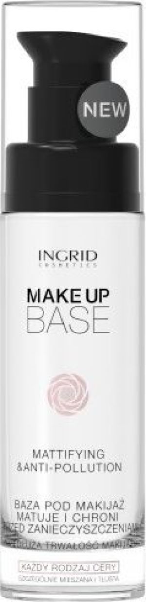 Verona INGRID Make Up Base Baza pod makijaż beztłuszczowa matująca 30ml 1