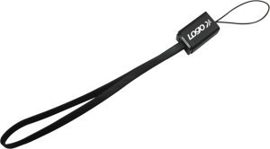 Kabel USB Logo USB A - microUSB 2.0 0.3 m Czarny ze smyczą na nadgarstek (81925) 2