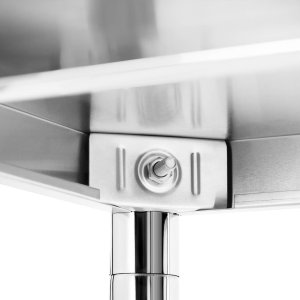 Royal Catering Regał metalowy magazynowy gastronomiczny do 200 kg 120 x 40 x 180 cm 3