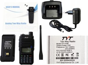 Krótkofalówka Poligraf Radiostacja przenośna VHF/UHF TYT TH-UV98 10W 2