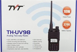 Krótkofalówka Poligraf Radiostacja przenośna VHF/UHF TYT TH-UV98 10W 3