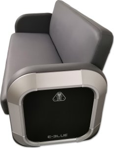 Fotel E-Blue Dla gracza 2 osobowa EEC346-21, szara, EOL 3