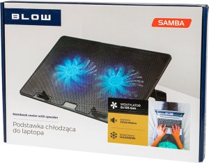 Podstawka chłodząca Blow 66-364# Podstawka chłodząca pod laptop 2 fan 4
