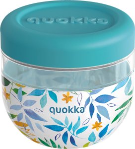 Quokka Quokka Bubble Food Jar - Pojemnik na żywność / lunchbox 770 ml (Watercolor Leaves) 1