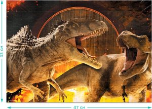 Dodo PUZZLE PARK JURAJSKI 500 ELEMENTÓW UKŁADANKA JURASSIC WORLD MEGA ZESTAW 3
