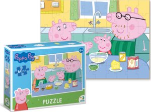 Dodo PUZZLE ŚWINKA PEPPA W KUCHNI 60 ELEMENTÓW DO UŁOŻENIA DLA NAJMŁODSZYCH 8
