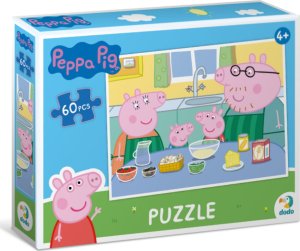 Dodo PUZZLE ŚWINKA PEPPA W KUCHNI 60 ELEMENTÓW DO UŁOŻENIA DLA NAJMŁODSZYCH 9