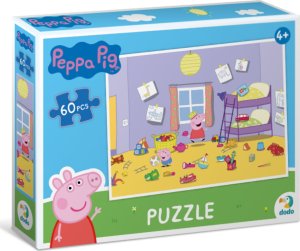 Dodo PUZZLE "ŚWINKA PEPPA" ZABAWA 60 ELEMENTÓW KOLOROWA UKŁADANKA DLA DZIECI 14