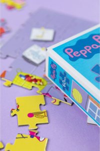 Dodo PUZZLE "ŚWINKA PEPPA" ZABAWA 60 ELEMENTÓW KOLOROWA UKŁADANKA DLA DZIECI 7