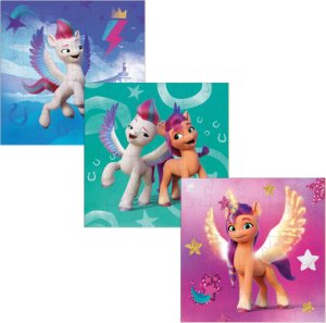 Dodo PUZZLE 3w1 "MY LITTLE PONY" 3 UKŁADANKI W JEDNYM KOLOROWE UKŁADANKI 2